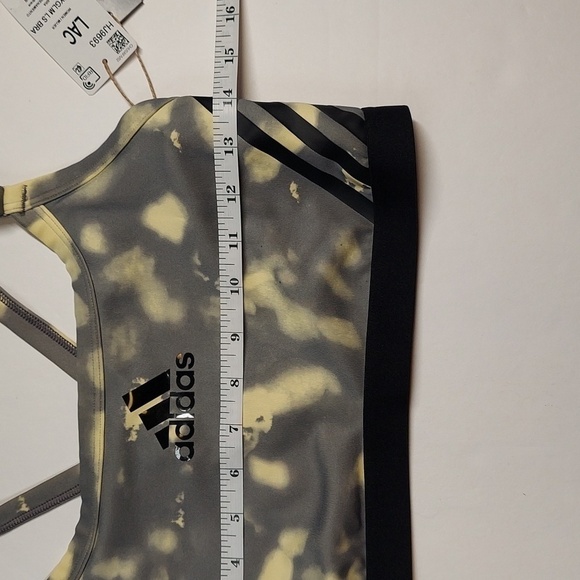 ADIDAS AEROREACT LIGHT-SUPPORT HYPERGLAM PRINTED BRA SIZE LAC - Picture 5 of 10